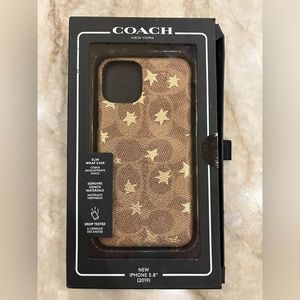 Coach iPhone 11 Pro case brown - new